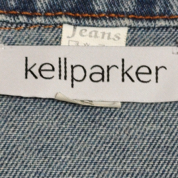 Kellparker Trendy Star Patterned Distressed Denim Jacket - Picture 5 of 8